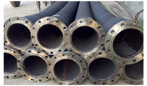 8インチ6インチ20ft鉱山ゴム浚渫ホースフレキシブル水吸引ホースカスタム切削サービス付き - Product Image 6