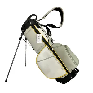 Chengsheng Oem Pu Lederen Golfclub Tour Bag Custom Lichtgewicht Kar Stand Golftas Voor Mannen