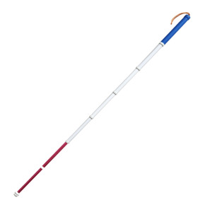 <span class=keywords><strong>Canne</strong></span> télescopique à tête fixe en alliage de titane blanc 1.18-1.5M aide à la marche avec <span class=keywords><strong>canne</strong></span> aveugle à pointe en métal - Product Image 4