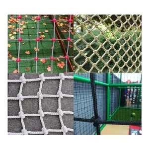 Rete di sicurezza personalizzata in Nylon/poliestere/PP per l'arrampicata all'aperto e parco giochi per il corso di corda - Product Image 1