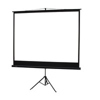 Écran de projection pliable JAVES TSW 200x200 blanc mat avec trépied, 100 pouces, format 1:1, garantie 3 ans, moule exclusif
