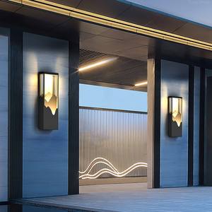 Modern LED Stainless Steel Wall Lamp for Living Room Exterior Courtyard Decoration - Product Image 4