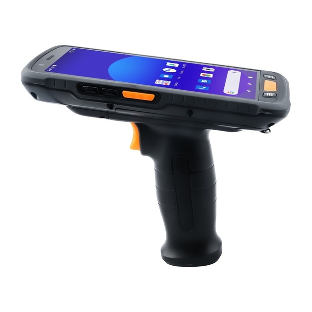 Industrial Android PDA 2D QR Code Barcode Scanner 13.56MHz NFC ISO14443-A UHF RFID 4GB Memory Capacity WiFi Communication Stock