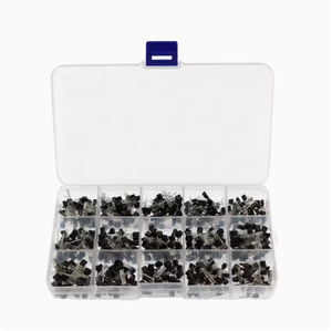 600 pezzi a-92 transistor diodo 15 ciascuno 402n2222-s9018 totale 600 - Product Image 1