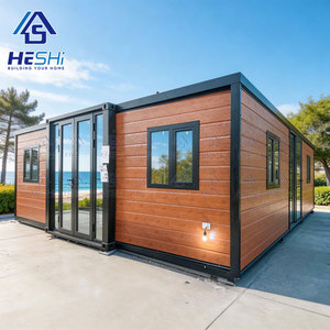 Casa Contenedor Prefabricada Aislada de 20 y 40 Pies, Expandible, de 1, 2, 3, 4 o 5 Dormitorios, para Jardín, Envío, Construcción de Casas Pequeñas - Product Image 1
