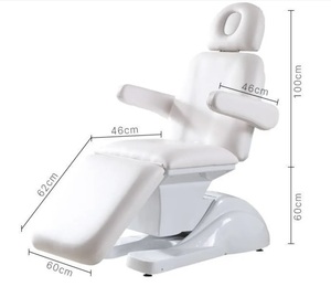 Moderne électrique silla Spa corps salon de beauté clinique Massage traitement lit Tables chaise podologie avec quatre moteurs