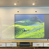Écran de projection ALR CLR Black Diamond 2026 à cadre de 1 cm, 60-250 pouces, 4K 8K, anti-lumière ambiante pour projecteurs standards