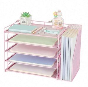 Metal Mesh Desk <b>Organizers</b> and Accessories 5 Tier Paper <b>Organizer</b> with <b>File</b> Holder Document <b>Organizer</b> China - Product Image 2