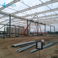 Structure en acier préfabriquée pour entrepôt, construction en acier à prix abordable