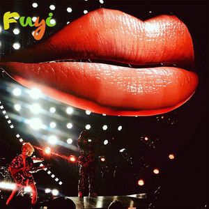 Modelo de Labios Rojos Inflables Gigantes Personalizables para Promoción de Eventos y Decoración de Cabina de DJ - Impermeable, Duradero y Fácil de Instalar - Product Image 2