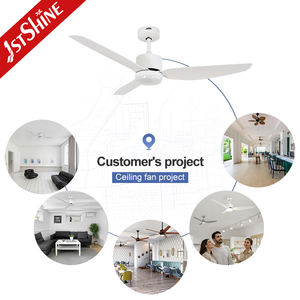 1stshine Fandiner 52 pouces ABS blanc Dimmable Smart Remote Control LED <span class=keywords><strong>Ventilateur</strong></span> de plafond avec lumière - Product Image 5