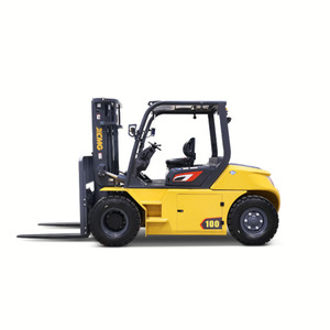 Montacargas Eléctrico Contrapesado Xcmg de 10t, Mástil de Tres Etapas, Tracción Trasera, Centro de Carga de 500mm, Velocidad de Desplazamiento de 8.5km/h - Product Image 1