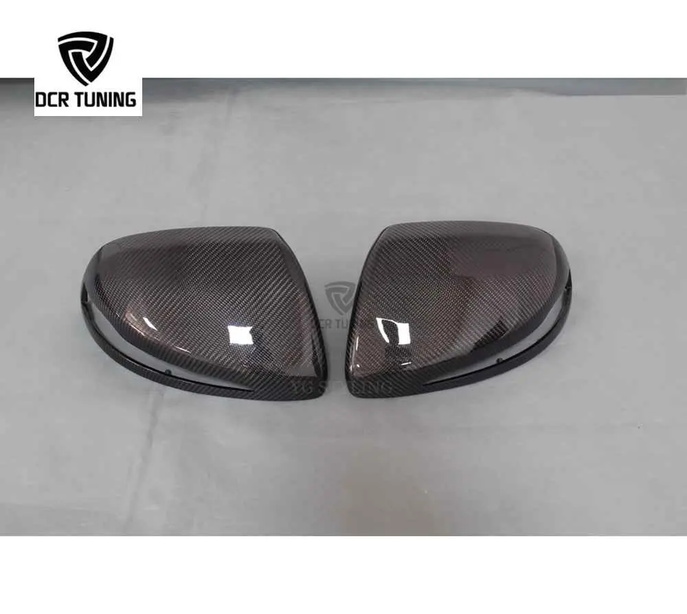 V Class Carbon Fiber Mirror Cover Replacement W/h Turn Signal Cutting For W447 VITO 2014-2023