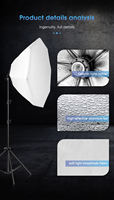 Studio photo lumière stroboscopique octogone Softbox Kit produit photographie boîte à lumière Angle panoramique caméra Softbox pour la photographie