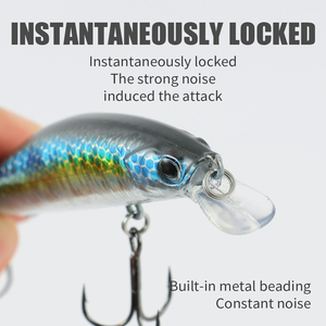 <span class=keywords><strong>Esche</strong></span> <span class=keywords><strong>Artificiali</strong></span> Minnow Sospese 7.5g 12.5g, Wobbler Rigidi in Plastica per la Pesca al Luccio e al Bass, Attrezzatura da Pesca - Product Image 3