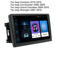 Radio del coche 2 din android reproductor de dvd para Jeep Grand Cherokee Wrangler libertad brújula comandante navegación estéreo del coche