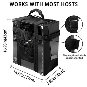 Desktop <b>Computer</b> Transport Bag Nylon Adjustable Straps <b>For</b> Safe Moving And <b>Storage</b> - Product Image 2