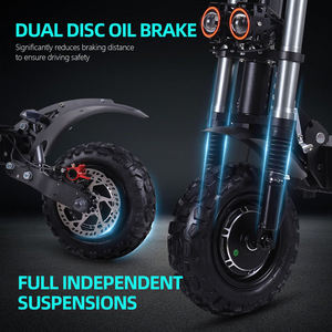 Patinete Eléctrico FREEBOY <span class=keywords><strong>J</strong></span>-30 Max con Motores Dobles de 6000W, 60V 38Ah, Suspensión Doble de 11 Pulgadas, 85km/h, 100km de Autonomía, Plegable - Product Image 4