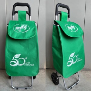 Carrito de compras portátil para supermercado, carrito plegable reutilizable para compras de comestibles - Product Image 2