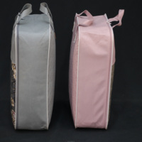Ensemble de literie de luxe en PVC Sac d'emballage avec poignée en cuir