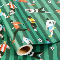 Rollo de Papel de Envolver Personalizado de 80 g/m² con Logotipo e Imagen Impresos, Papel de Embalaje para Regalos de Calzado