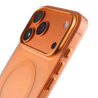 Étui de téléphone ultra-fin magnétique avec cadre de caméra en PC pour 17 Pro/ProMax avec texture mate et anti-traces de doigts