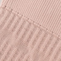 Chaussettes de soutien montantes avec panneau texturé sur le pied, bord côtelé et service de personnalisation de la marque