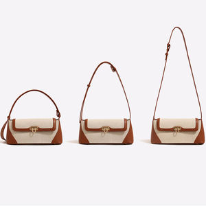 Bolso <span class=keywords><strong>de</strong></span> Lona Vintage con Solapa para Mujer, Bolso <span class=keywords><strong>de</strong></span> Hombro y <span class=keywords><strong>Axila</strong></span> <span class=keywords><strong>de</strong></span> Mezclilla <span class=keywords><strong>de</strong></span> Lujo, Bolso <span class=keywords><strong>de</strong></span> Mano para Estudiantes Universitarias - Product Image 5