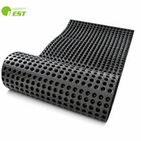 Cellule de drainage en HDPE résistante aux UV, plaque de drainage de 30 mm pour podium et dalle supérieure de garage souterrain