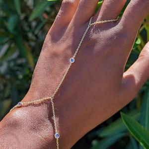 Recién llegado, pulsera <span class=keywords><strong>de</strong></span> dedo <span class=keywords><strong>de</strong></span> amatista minimalista, pulsera <span class=keywords><strong>de</strong></span> acero inoxidable <span class=keywords><strong>para</strong></span> <span class=keywords><strong>mujer</strong></span>, pulseras <span class=keywords><strong>de</strong></span> dedo, anillo, cadena <span class=keywords><strong>de</strong></span> <span class=keywords><strong>mano</strong></span> que no se deslustra - Product Image 6