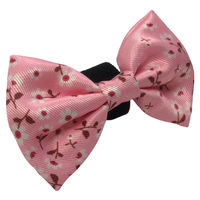 Vente en gros de nœuds papillon pour animaux de compagnie en polyester, écologiques, personnalisables avec logo imprimé, réglables, accessoires de mode pour chiens, pour l'hiver et le printemps