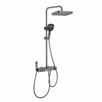 Robinet Mitigeur Mural en Céramique Brossée pour Eau Chaude et Froide, Jet, pour Appartement, Hôtel, Villa, Salle de Bain, Bidet, Douche - Vente en Gros