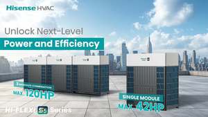 Hisense thương hiệu 117.5kw VRF ngoài trời hệ thống điều hòa không khí siêu chống nhiễu khả năng cho căn hộ Máy bơm động cơ động cơ - Product Image 6