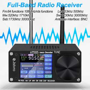 Récepteur <span class=keywords><strong>radio</strong></span> pleine bande ATS 25 ATS25 Max Decoder II avec prise en charge du Wi-Fi, FM, LW, AM, SSB, DIGI, CW, RDS, DSP, LNA, HI-Z, <span class=keywords><strong>radio</strong></span> amateur ondes courtes - Product Image 3