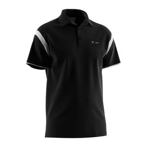 เสื้อโปโลควบคุมความชื้นสำหรับผู้ชาย - ดีไซน์ที่ได้แรงบันดาลใจจากกีฬาพร้อมเนื้อผ้ายืดหยุ่นและระบายอากาศได้ดี - Product Image 2