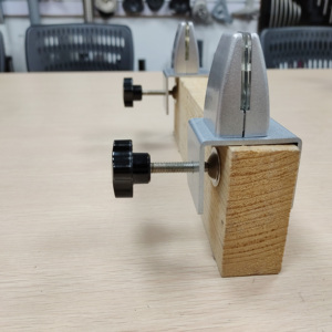 Escritorio de oficina extraíble de aluminio, divisor de Clip acrílico, soporte de pantalla, abrazadera de cubículo de escritorio - Product Image 5