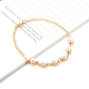 Ason - Nueva Pulsera de Cadena con Colgante de Perla, Diseño de Brazalete de Moda para Niñas Pequeñas - Product Image 1