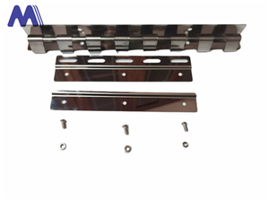Cintres <span class=keywords><strong>et</strong></span> clips en acier inoxydable faciles à installer Rails suspendus pour rideaux en PVC - Product Image 2