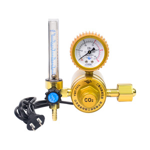 YQT-731L CO2 Pressure Regulator Single Stage MIG Welding Gauge 5 Bar Output - Product Image 1