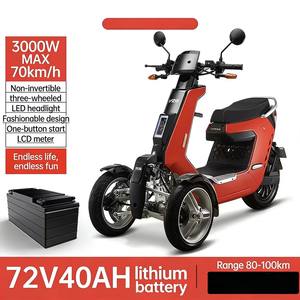 Triciclo Eléctrico con Marcha Atrás, Estilo Burro, Certificado 3C - Product Image 2