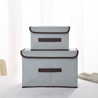 Avec couverture Une variété de modèles Pliable Non-Woven Clothes Quilt Toys Sundries Storage