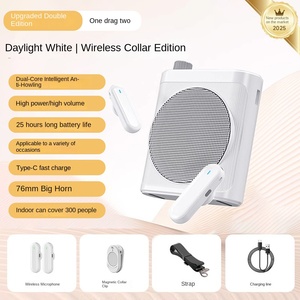 Micrófono inalámbrico con clip con amplificador de voz Sistema de altavoces portátil para maestros Guías turísticos Promociones y hablar en público - Product Image 3