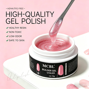 Nuevo Gel de Uñas Poly Builder 2026 en Botella, Marca Privada, Extensión Rápida, Esmalte de Gel Francés, Vernis Semipermanente, Gel de Construcción UV - Product Image 2
