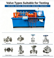Banco de Pruebas de Válvulas Hidráulicas CNC con Tanque de Agua Integrado e Impresión Automática de Informes para Válvulas DN15-DN100