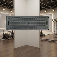 Haut-parleur Line Array externe à trois voies de performance professionnelle de grande envergure, série LS3 MRL, avec aimant néodyme, 8 Ohm 250W, enceinte en bois LF