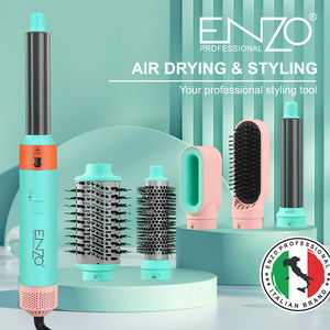 Spazzola Asciugacapelli Elettrica ENZO 6 in 1 con Ioni Negativi 1200W, Piastra Lisciante e Arricciacapelli - Product Image 4