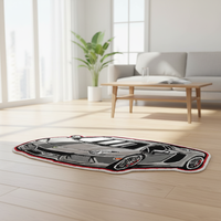 Direktverkauf ab Werk Maßgefertigter Teppich Beste Qualität Handgefertigter Teppich mit Geometrischem Design Autoteppich