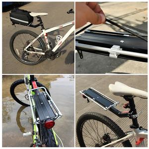 Portaequipajes Trasero para Bicicleta de Liberación Rápida, Soporte para Asiento, Capacidad de Carga de 9 kg, Aleación de Aluminio, para Bicicletas de 20-29 Pulgadas - Product Image 6