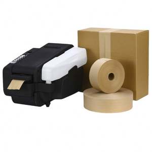 Dispensador de Cinta de Papel Kraft Húmedo Totalmente Automático y Personalizable, Máquina de Empaquetado con Corte de Longitud y Cantidad Fijas - Product Image 3