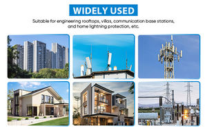 แท่งสายล่อฟ้าป้องกันฟ้าผ่าอาคารสูงป้องกันฟ้าผ่ารุ่นแรกทำจากสเตนเลสสตีล - Product Image 5